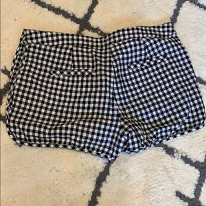 Plaid, checkered shorts